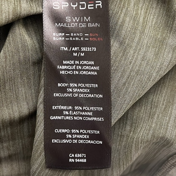 Spyder men’s swim rash guard - Picture 6 of 6